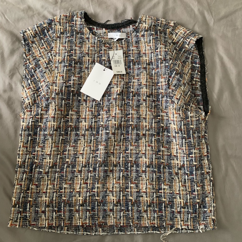 Iro Eline multicolor shirt size 34
